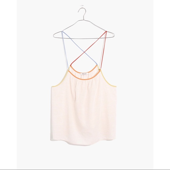 NWT Madewell Strappy Colorblock Pajama Top - Picture 10 of 10